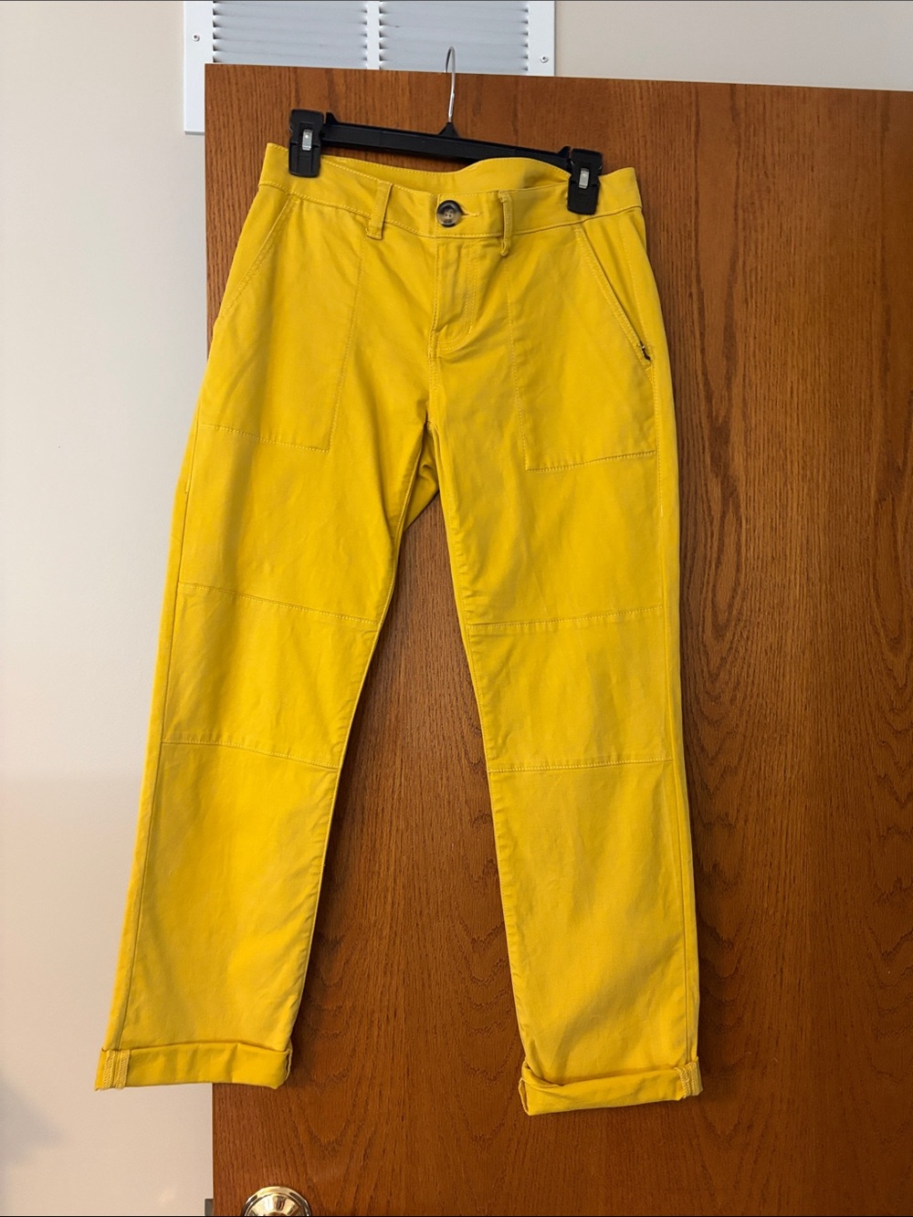 CAbi Sunny Yellow Utility Pants